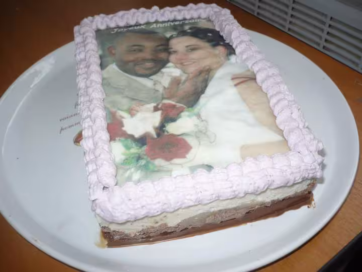 Entremet poires chocolat