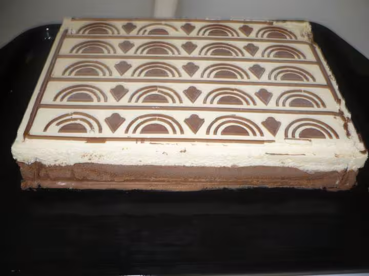Entremets mousse bailey s fondant chocolat et mousse chocolat