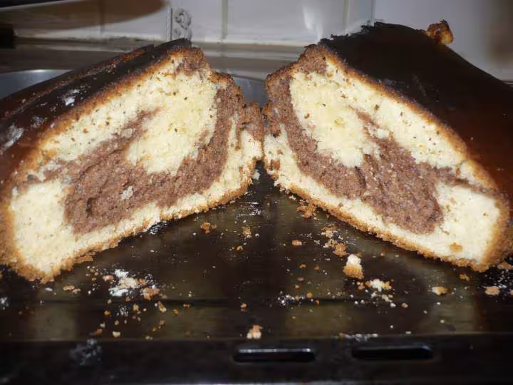 Gateau au yaourt facon marbre