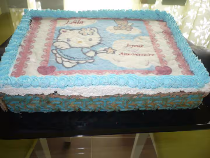 Gateau d anniversaire leila
