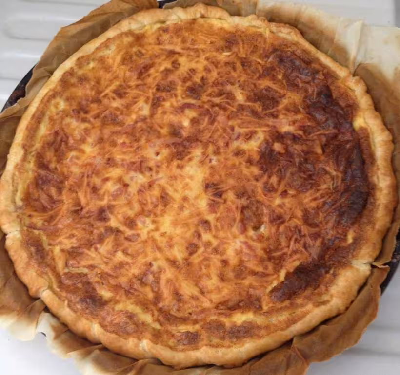 Quiche cuite