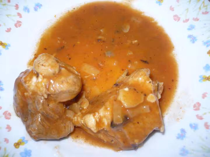 Saute de porc sauce tomate