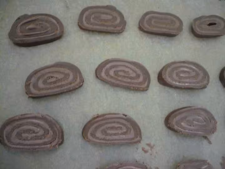 Spirales de chocolat