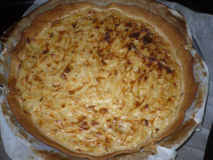 Tarte aux oignons