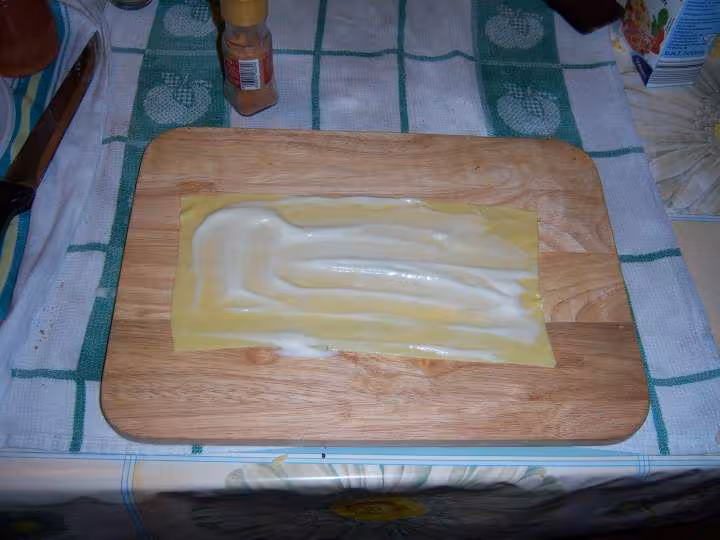 Bechamel et une pointe de muscade