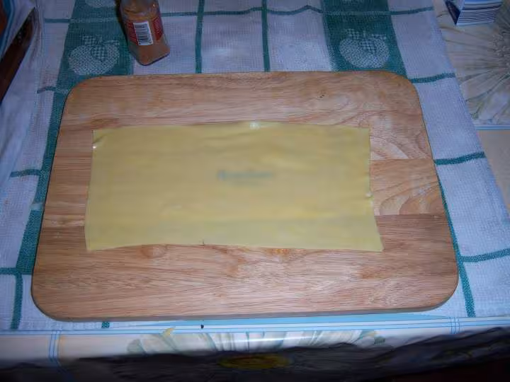 Rectangle de pate precuite