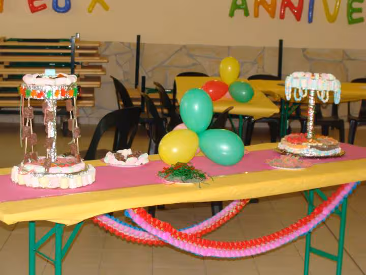 La table des bonbons