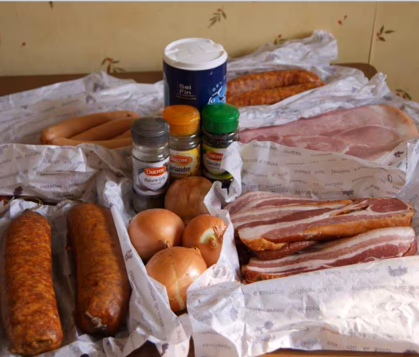 Choucroute ingredients1