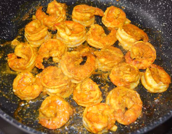 Cuisson crevettes