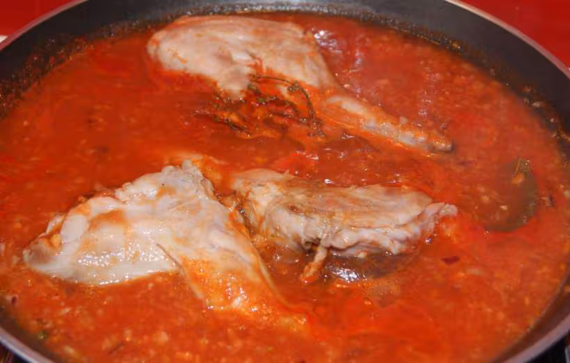 Gigolettes lapin sauce tomates cuisinee