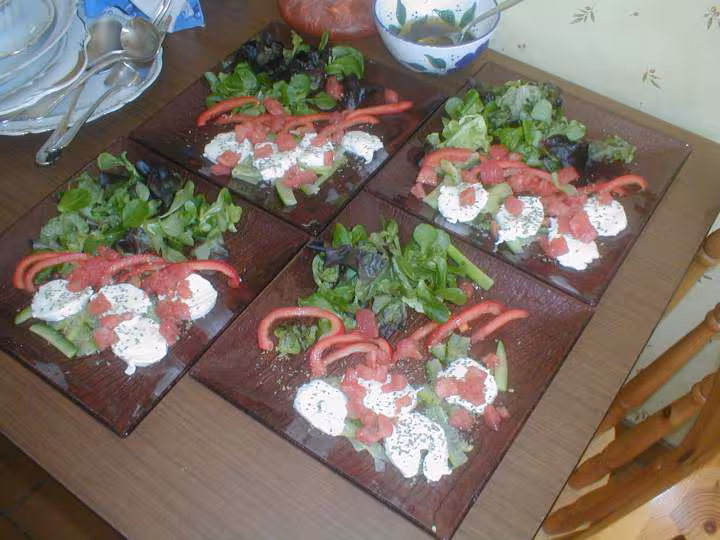 Salade aux 10 parfums a la mozzarella