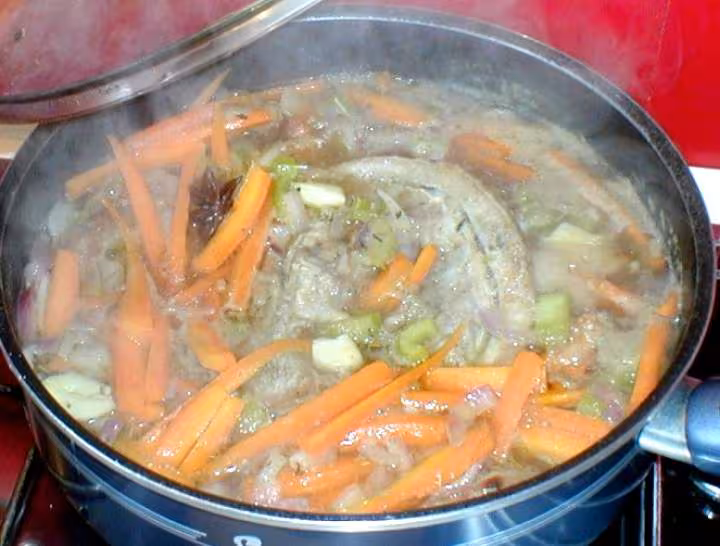 Tendrons de veau aux carottes et gingembre