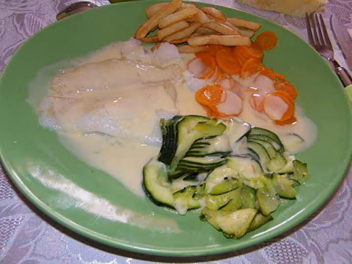 Filet de fletan sauce aux agrumes