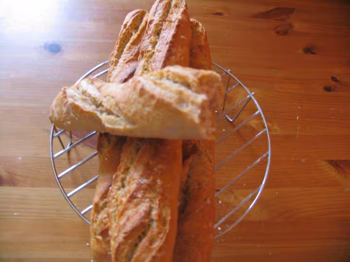 Baguette au levain liquide