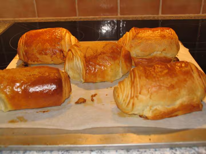 Mes premiers pains au chocolat geants