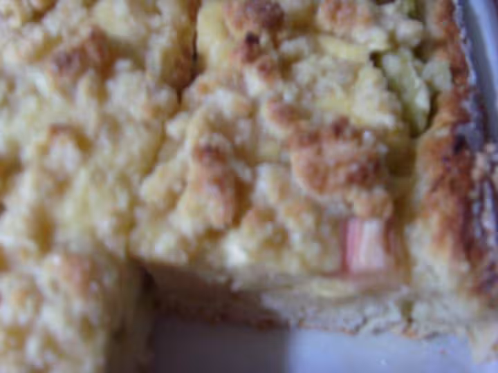 Gateau a la rhubarbe
