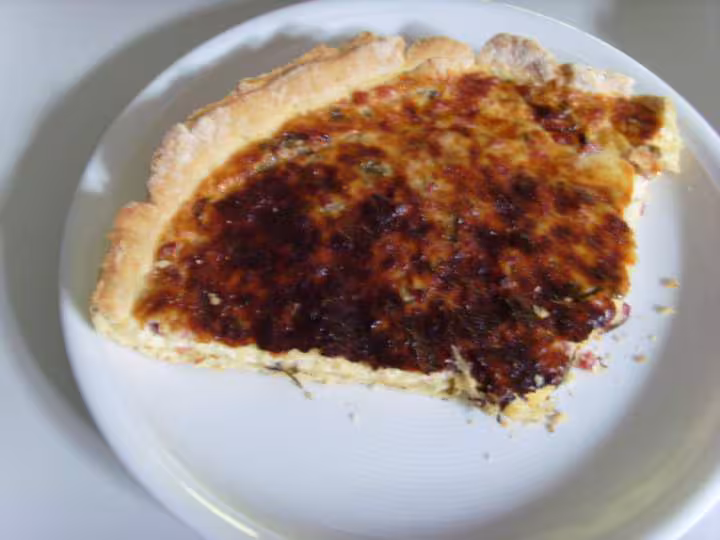 Quiche a l ail des ours
