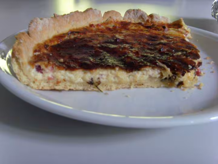 Quiche a l ail des ours