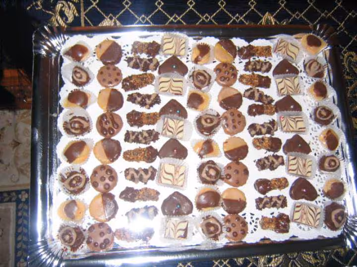 Gateaux bapteme de yasmine tout chocolat