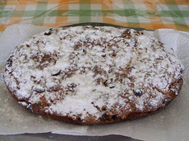Gateau termine avec sucre de glace