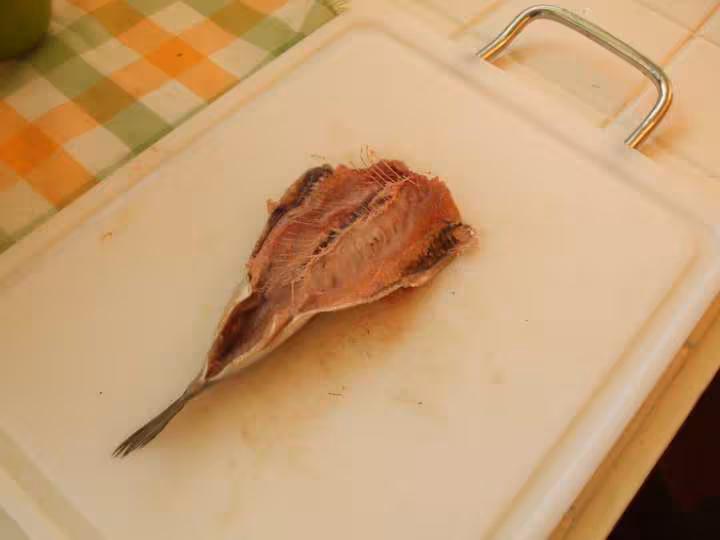 Resultat en tournant le poisson