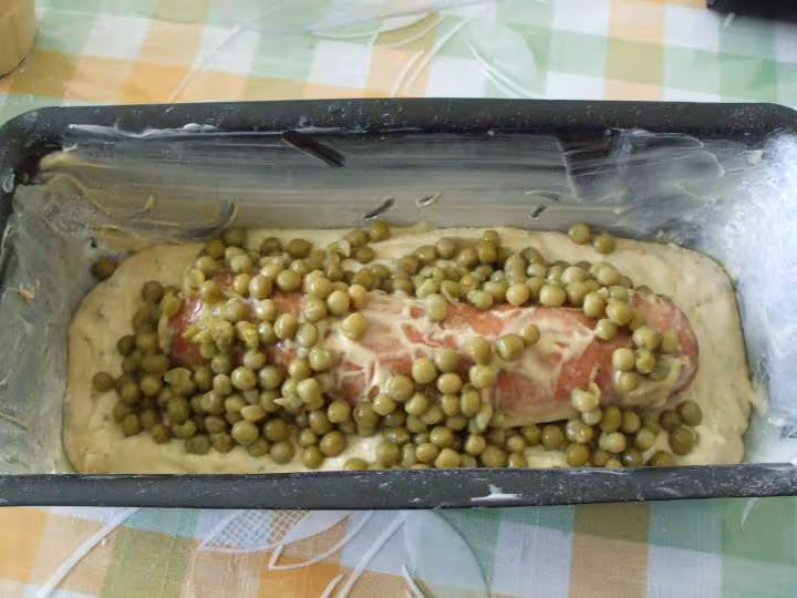 Saucisse ail petits pois brioche8