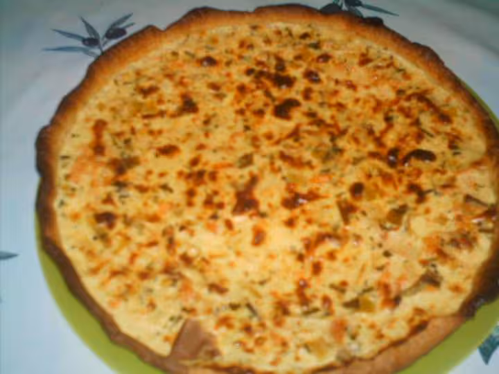 Tarte aux pommes de terre jambon