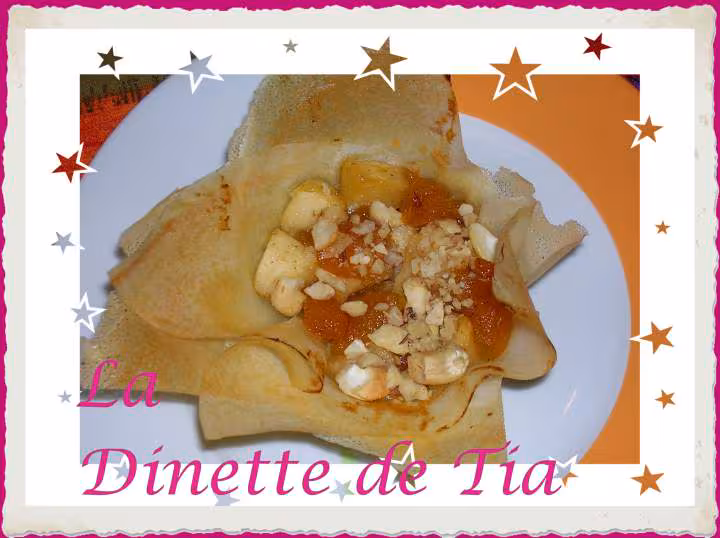 Croustillants aux pommes et aux fruits secs