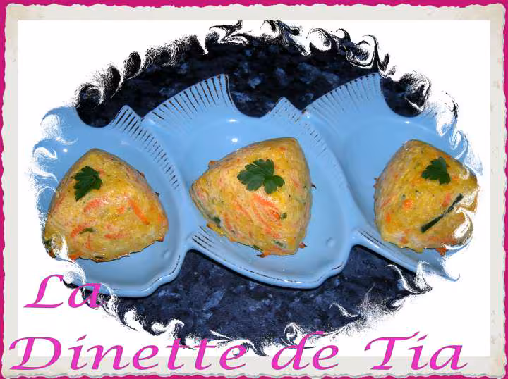 Flan de poireaux carottes et semoule