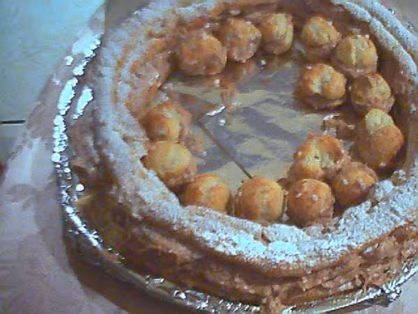 Mon premier paris brest creme avec pralinoise