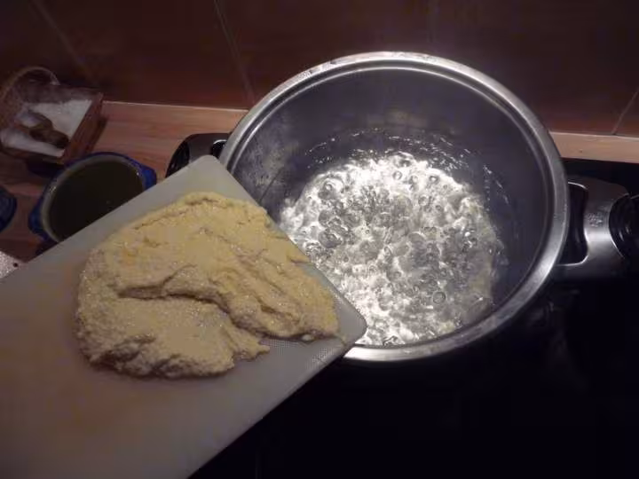 Halusky cuisson