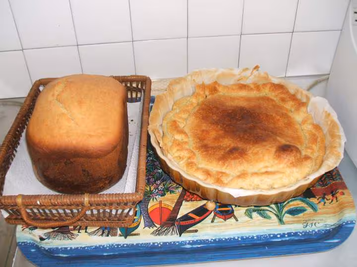 Ma brioche et ma premiere galette des rois a la rangipane