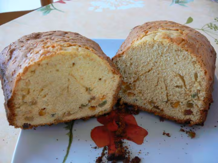 Cake aux fruits confits