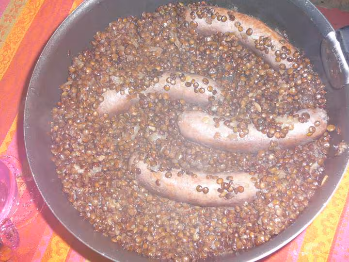 Lentilles saucisses