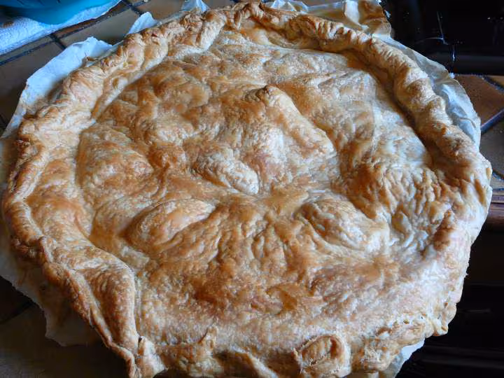 Tarte aux pommes frangipane