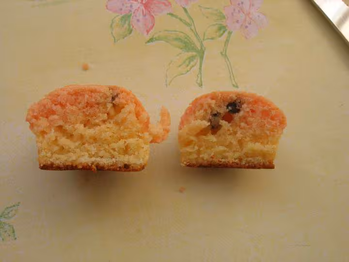 Essai madeleines roses