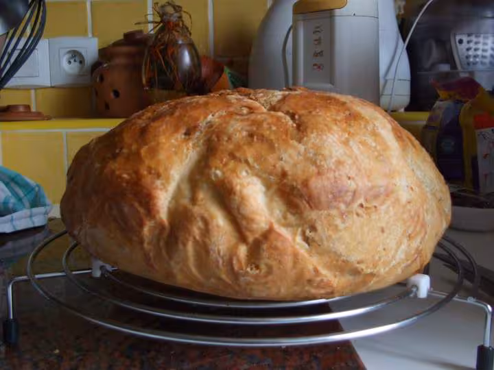 Miche pain de campagne en cocotte