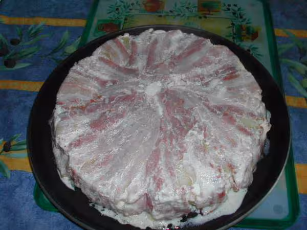 Galette de pommes de terre demoulee