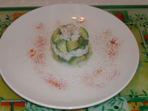 Presse d avocat au crabe et citron vert