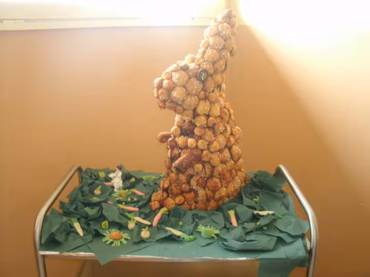La piece montee lapin