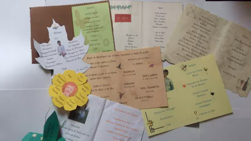 Menu interrieur