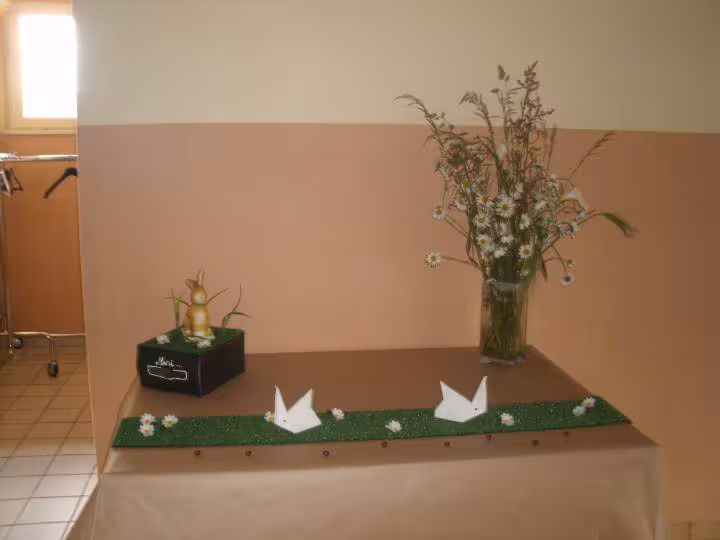 Table cadeux lapin