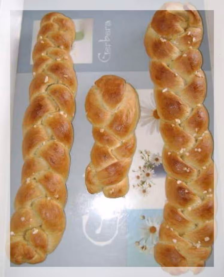 Tresse briochee sur poolish