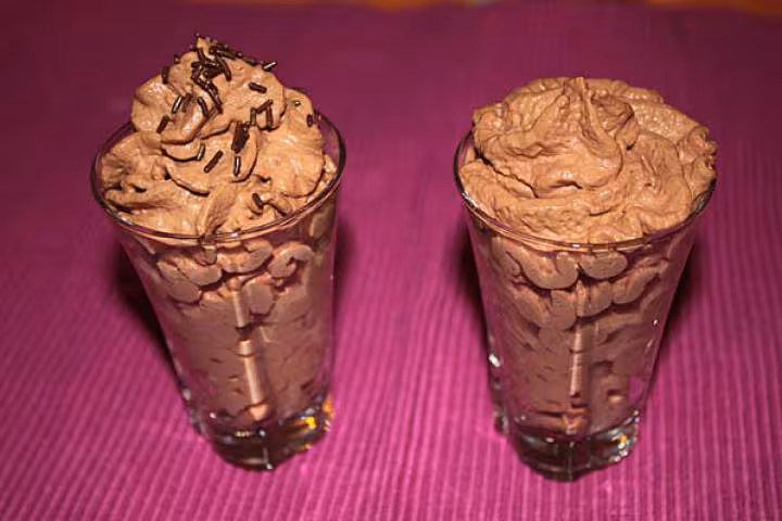 Mousse au chocolat noire toute legere