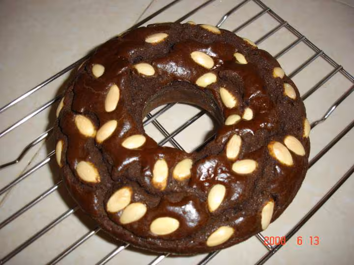 Cake au chocolat aux amandes