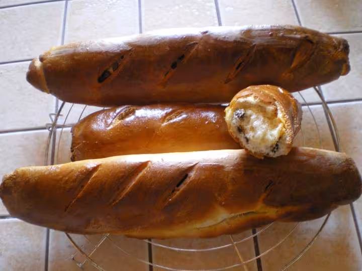 Baguettes briochees