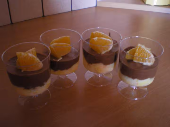 Bavarois choco orange wet wet