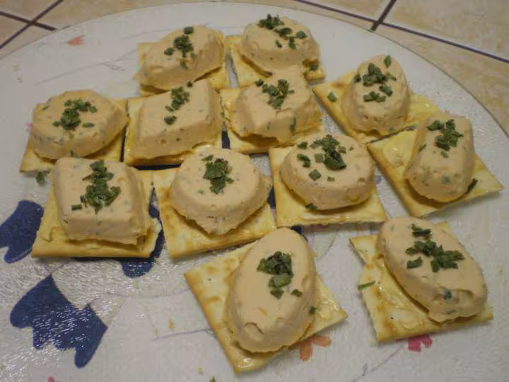 Bouchees au saumon de belie