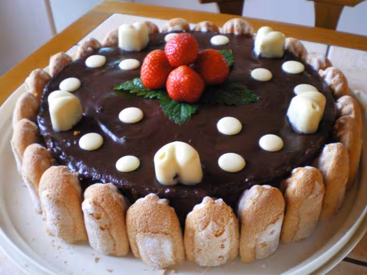 Entremets avec deco