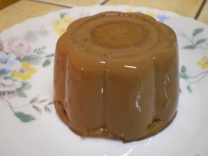 Flan au chocolat facon dany